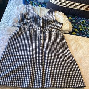 Searsucker J Crew straight cut dress